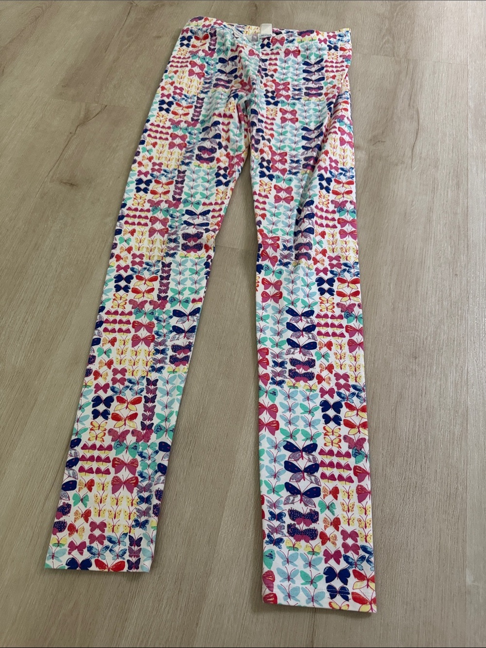 Crewcuts Multicolor Butterfly & Floral Print Leggings